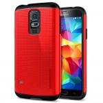 Galaxy S5 Case SGP Slim Armor Red
