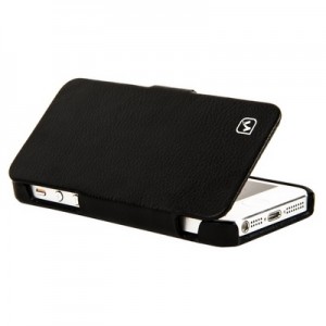 Folder Leather Case Black for iPhone 5|5S Black