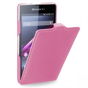 чехол книжка Sony Xperia Z1 Compact розовый
